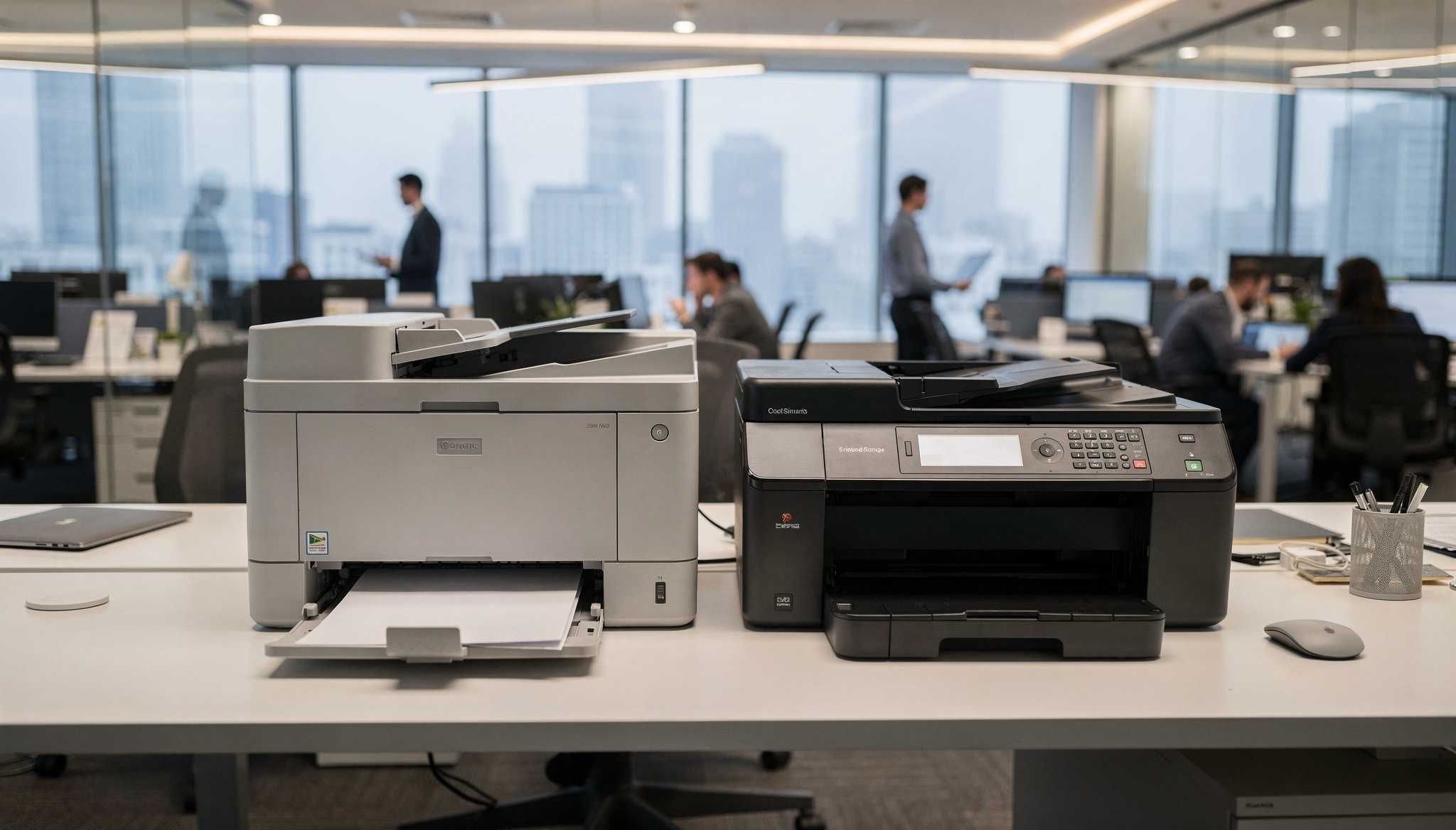 מדפסות לייזר מול מדפסות הזרקת דיו